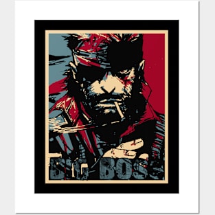 Metal Gear Solid Big Boss Posters and Art